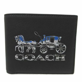 コーチ(COACH)の【新品】ギフトBOX付3点セット コーチ 二つ折り財布 C7018-QBTKJ(折り財布)