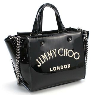 ジミーチュウ(JIMMY CHOO)のジミーチュウ VARENNE TOTE BAG-S BQI BLACK-WHIT(トートバッグ)