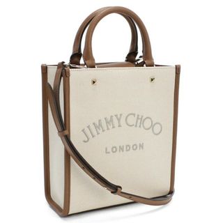 ジミーチュウ(JIMMY CHOO)のジミーチュウ VARENNE TOTE N-S RBJ NATURAL-MARL(ハンドバッグ)