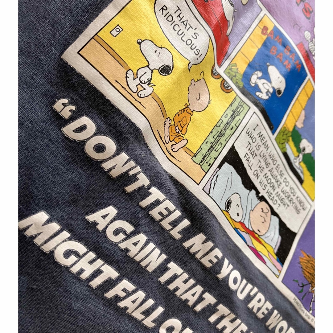 SNOOPY(スヌーピー)のスヌーピー　Tシャツ　ネイビー　半袖　140 男の子　女の子 キッズ/ベビー/マタニティのキッズ服男の子用(90cm~)(Tシャツ/カットソー)の商品写真