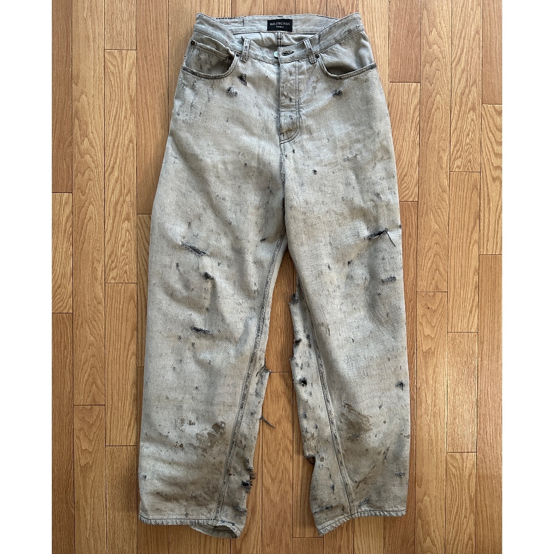 Balenciaga(バレンシアガ)のBALENCIAGA SUPER DESTROYED BAGGY DENIM メンズのパンツ(デニム/ジーンズ)の商品写真