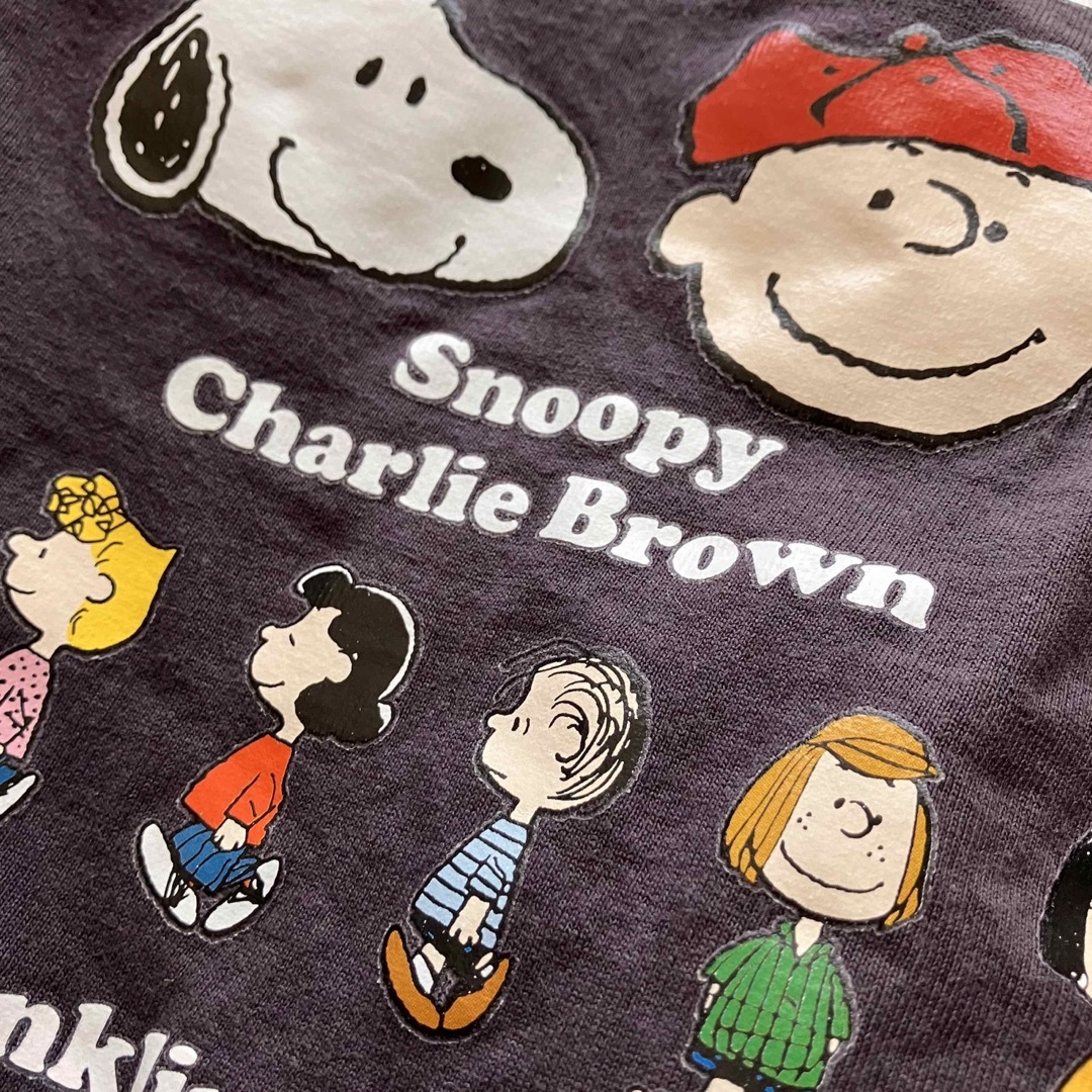 SNOOPY(スヌーピー)のスヌーピー　Tシャツ　140 ネイビー　半袖　男の子　女の子 キッズ/ベビー/マタニティのキッズ服男の子用(90cm~)(Tシャツ/カットソー)の商品写真