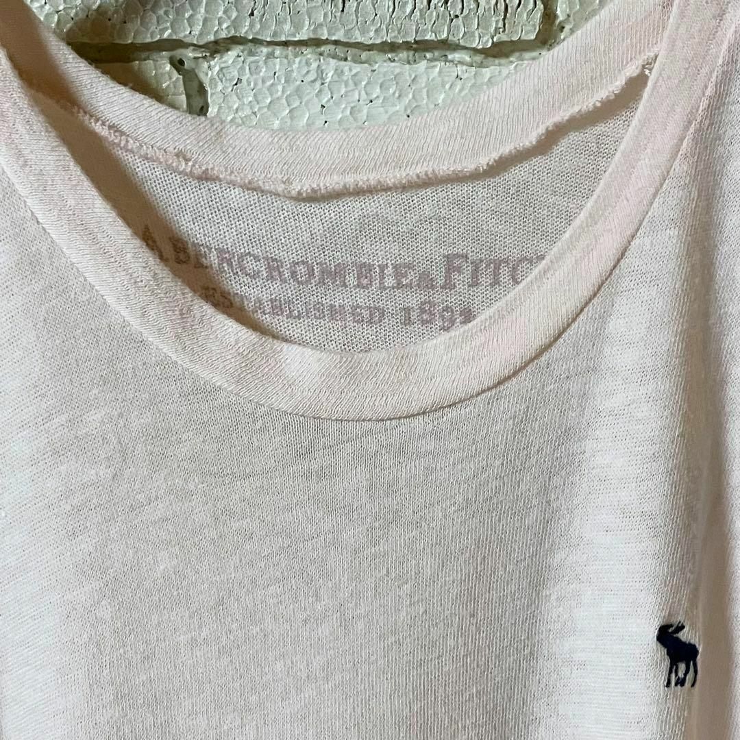 Abercrombie&Fitch(アバクロンビーアンドフィッチ)の◆ABERCROMBIE & FITCH◆柔らかガーゼ調生地TシャツAC-076 レディースのトップス(Tシャツ(半袖/袖なし))の商品写真