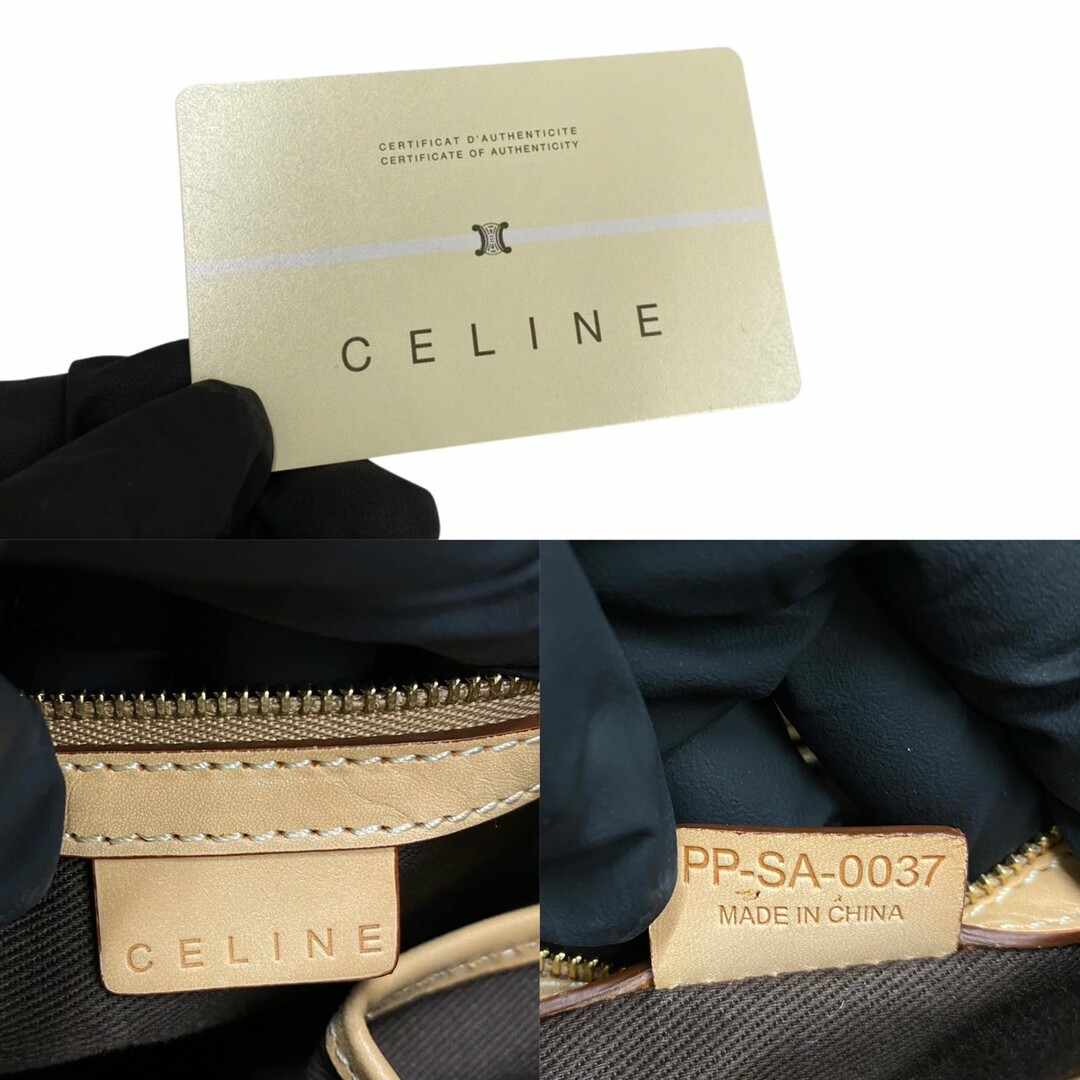 celine - ほぼ未使用 CELINE セリーヌ マカダム ブラゾン トリオンフ