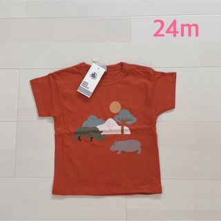 プチバトー(PETIT BATEAU)のプチバトー　プリント半袖Tシャツ　24m(Ｔシャツ)