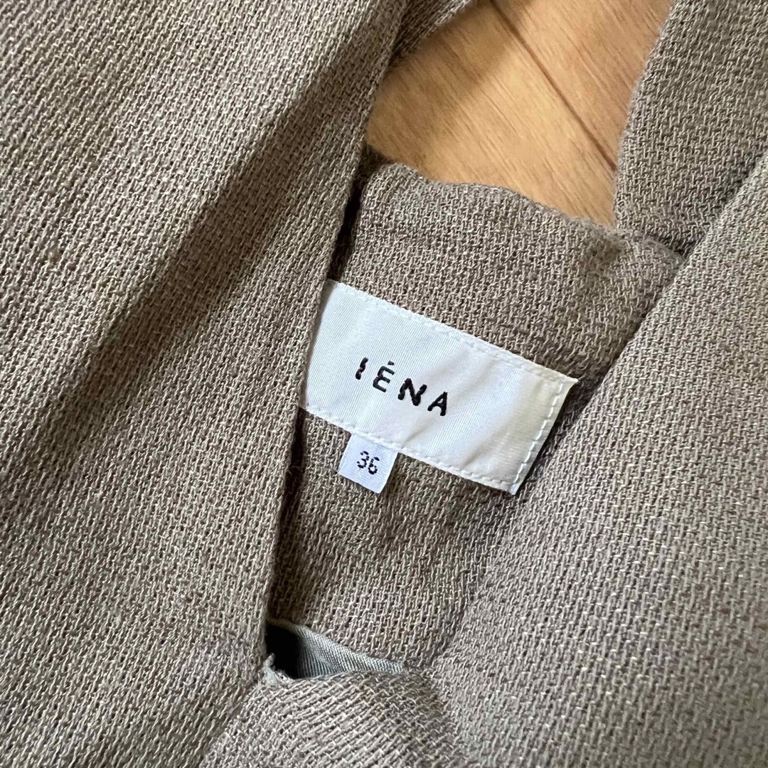 IENA(イエナ)のイエナ　麻混ロングワンピース　３６ レディースのワンピース(ロングワンピース/マキシワンピース)の商品写真