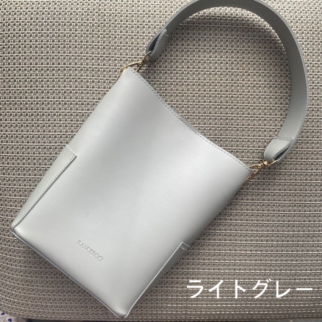 RANDEBOO Petit bucket bag ライトグレー