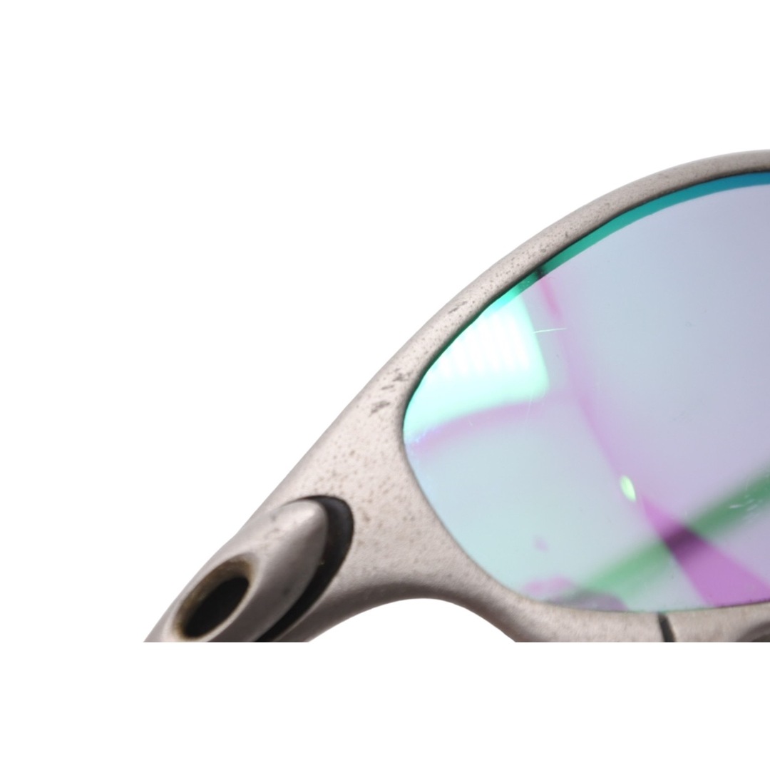 Oakley(オークリー)のOAKLEY オークリー サングラス ジュリエット シルバー J1037810 スタンダードフィット UVカット 良品 中古 52146 メンズのファッション小物(サングラス/メガネ)の商品写真