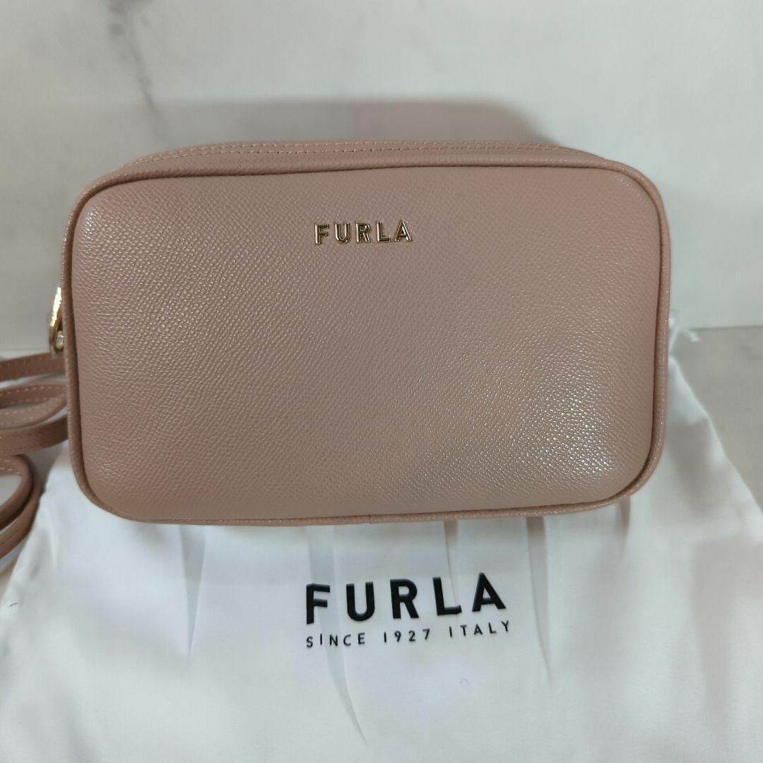 FURLA フルラ ロイヤル ミニショルダーバッグ コーラルピンク