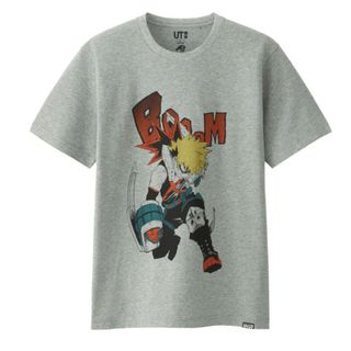 ユニクロ(UNIQLO)の【UNIQLO】UT ヒロアカ ジャンプ50th グレー(Tシャツ/カットソー(半袖/袖なし))