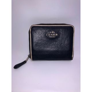 コーチ(COACH)のCOACHタイニーウォレット　ネイビーブルー(財布)