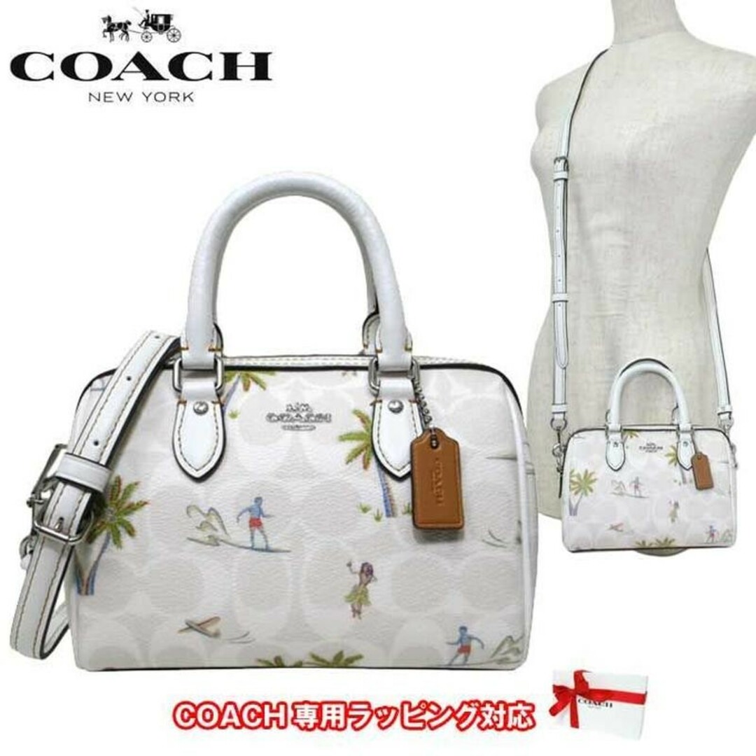 COACH ミニボストン CK164 SVRFI レディース