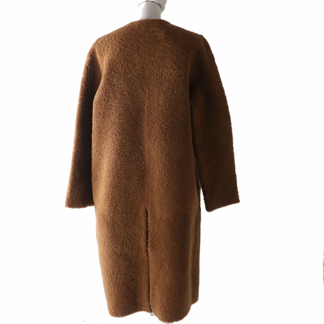 新品 INES&MARECHAL シープスキンノーカラーコート 34 レザー 新品 INES&MARECHAL シープスキンノーカラーコート 34 レザー