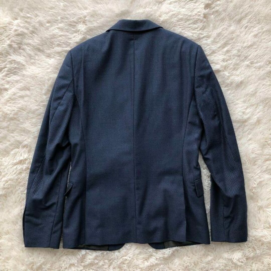 ZARA(ザラ)のZARAザラ　セットアップスーツ　ブルーグレー　46 メンズのスーツ(セットアップ)の商品写真