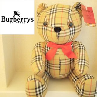 バーバリー(BURBERRY)の■美品レア年代物■Burberrys バーバリー テディベア(ぬいぐるみ)