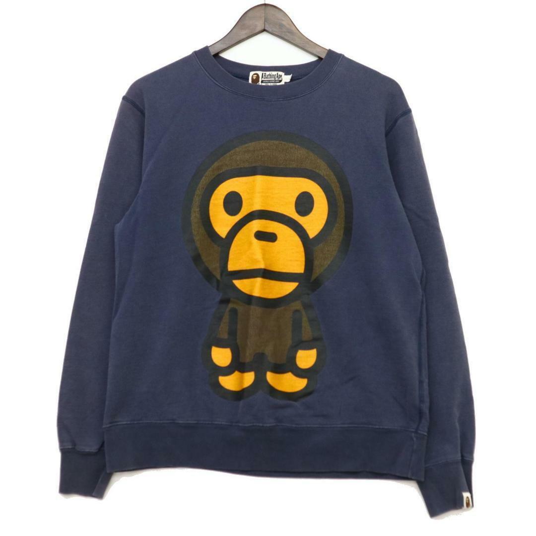 A BATHING APE - 希少品アベイシングエイプ マイロ スウェット コン Ｌ ...