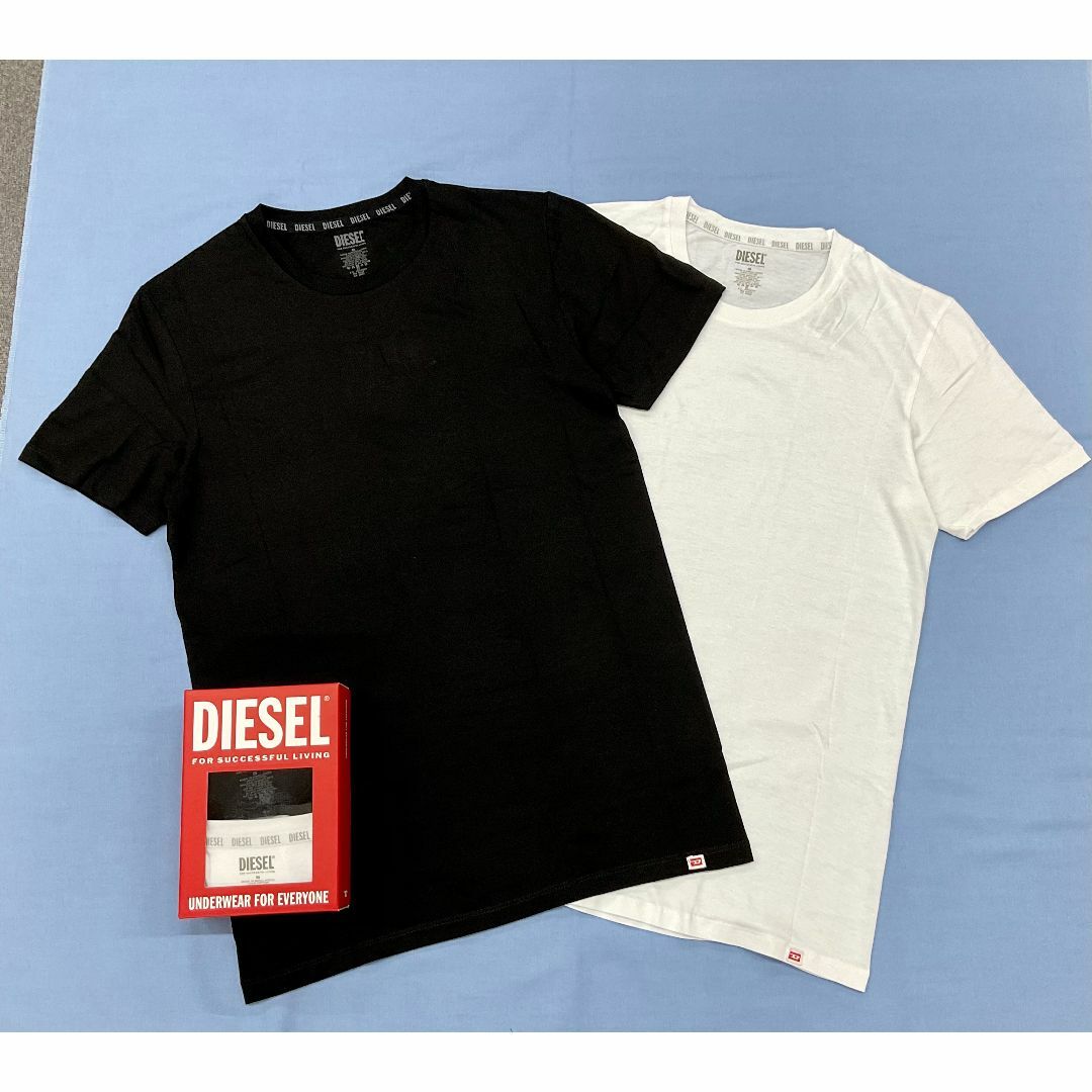 DIESEL(ディーゼル)のディーゼル　Tシャツ 2パックセット 2123　Mサイズ　新品　A05427 メンズのトップス(Tシャツ/カットソー(半袖/袖なし))の商品写真