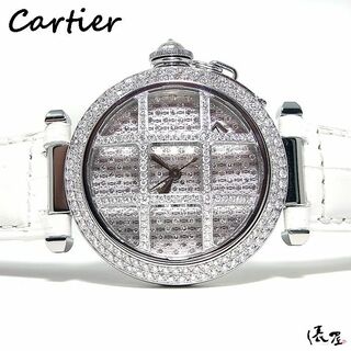Cartier - 【ダイヤ文字盤】カルティエ パシャ38mm ドームグリッド OH ...