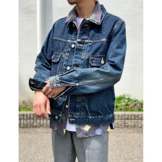 未使用品 タグ付 SS 101 JKT DMGD-1003 デニムジャケット-