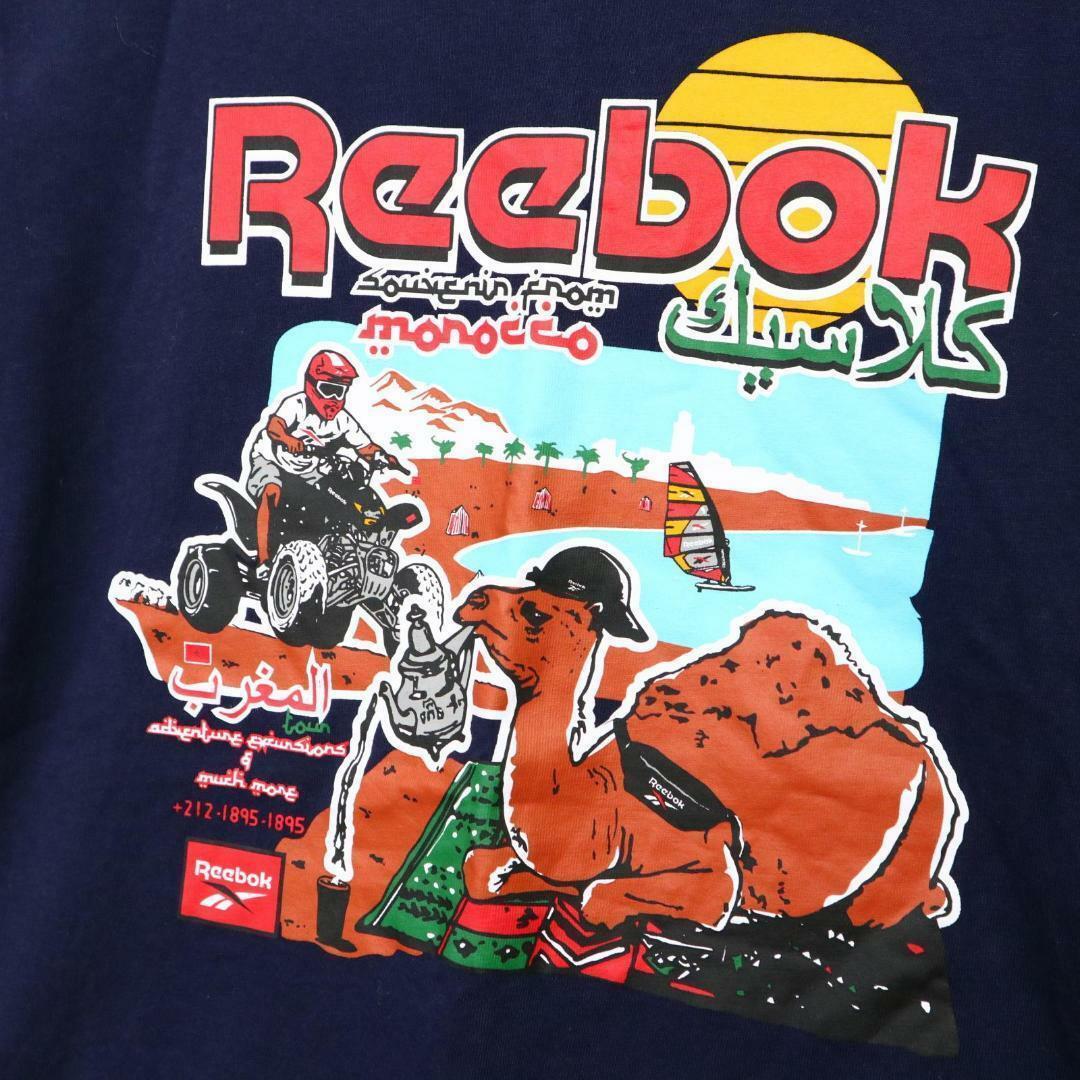 Reebok(リーボック)のリーボック　プリントTシャツ　ネイビー　S　F00021 メンズのトップス(Tシャツ/カットソー(半袖/袖なし))の商品写真