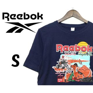 リーボック(Reebok)のリーボック　プリントTシャツ　ネイビー　S　F00021(Tシャツ/カットソー(半袖/袖なし))