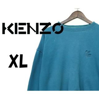 ケンゾー(KENZO)のケンゾー　スウェット　ブルー　XL　F00022(スウェット)