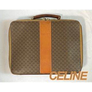 セリーヌ(celine)のOLD CELINE オールド セリーヌ マカダム柄 ハンドバッグ USED(ハンドバッグ)