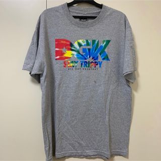 ディージーケー(DGK)のDGK　Tシャツ　ビッグロゴ　デカロゴ　ディージーケー　グレー　スケボー(Tシャツ/カットソー(半袖/袖なし))