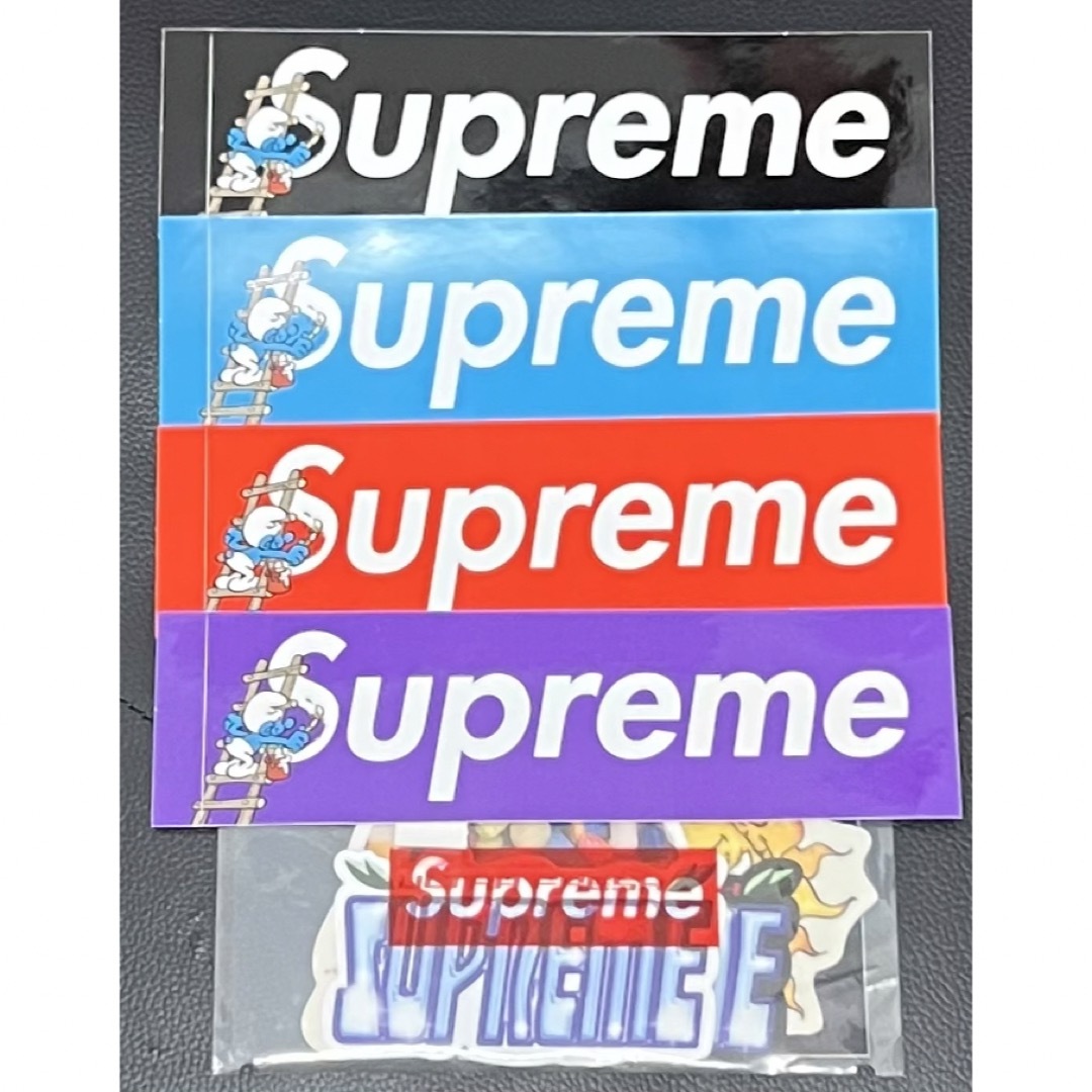 supreme smurfs sticker set ステッカー　店舗限定