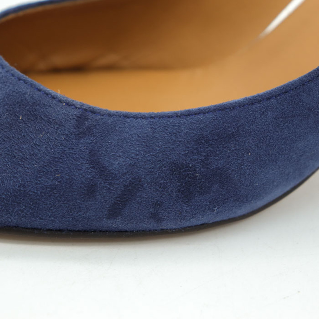 リミテッドエディション プレーンパンプス スエードレザー ハイヒール 日本製 シューズ 靴 レディース 24cmサイズ ブルー Limited Edition レディースの靴/シューズ(ハイヒール/パンプス)の商品写真