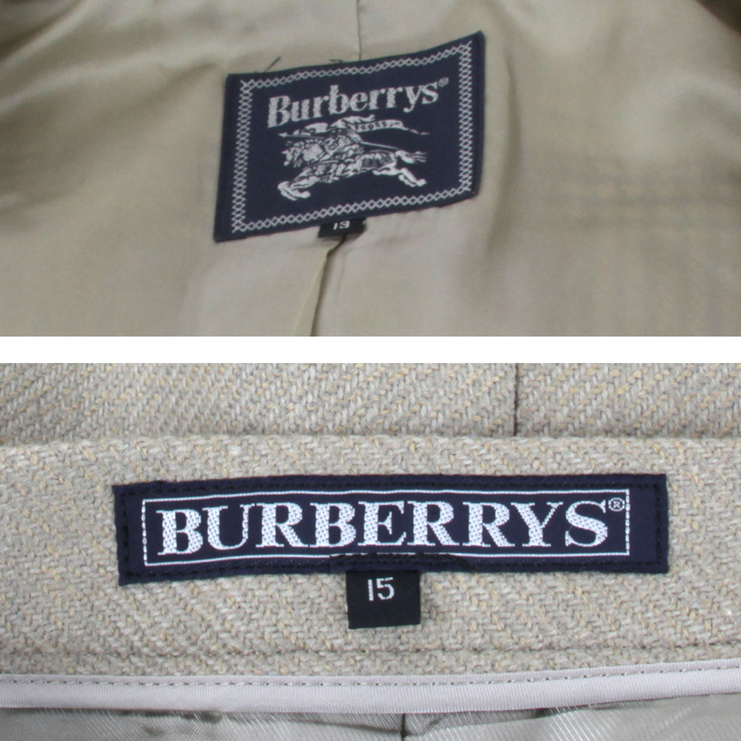 BURBERRY(バーバリー)の良品『USED』 Burberrys バーバリーズ スーツ上下 セットアップ 毛/シルク/キュプラ ベージュ【中古】 レディースのレディース その他(セット/コーデ)の商品写真