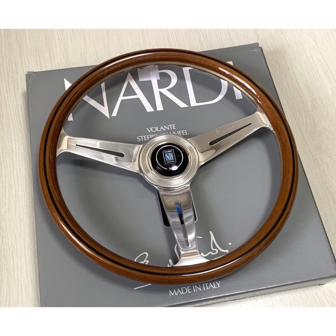 ナルディ - 美品 希少【NARDI Classic】36.5Φ ウッドステアリングの