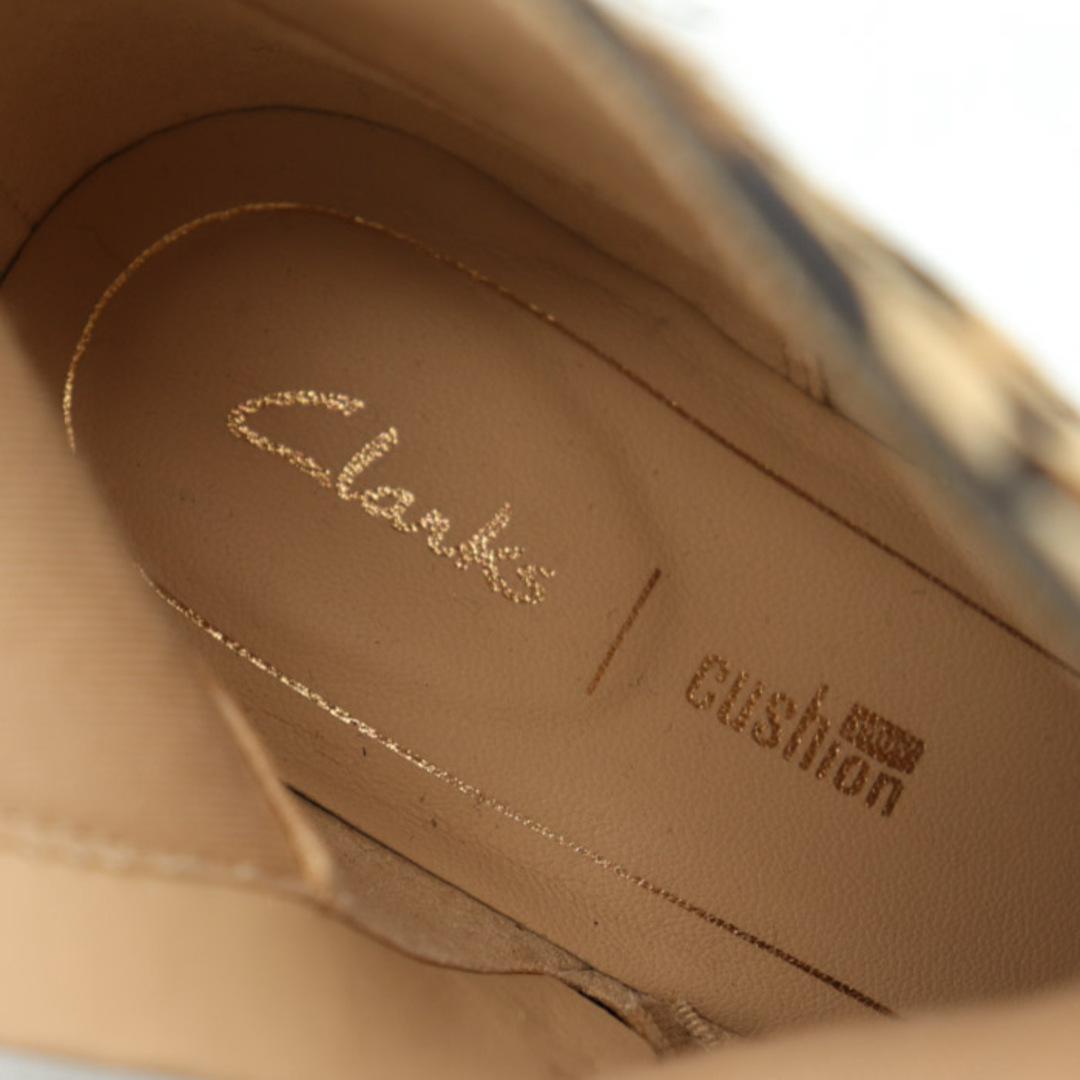 Clarks - クラークス ショートブーツ 美品 ハラコ レザー レオパード