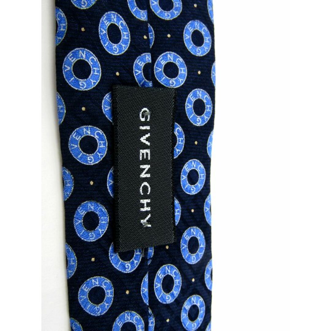 GIVENCHY ジバンシィ 4Gロゴ シルクネクタイ ネイビー
