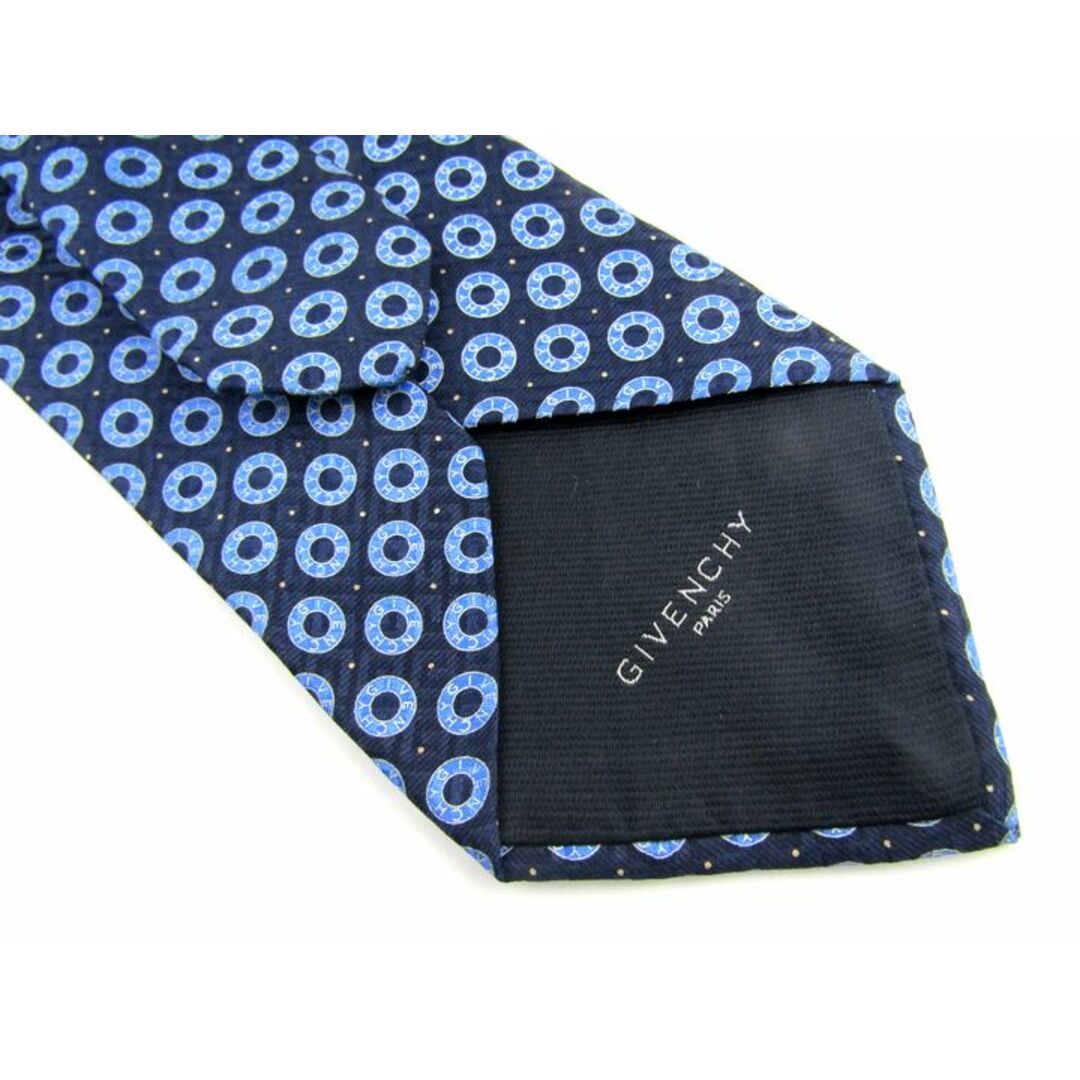 GIVENCHY ジバンシィ 4Gロゴ シルクネクタイ ネイビー