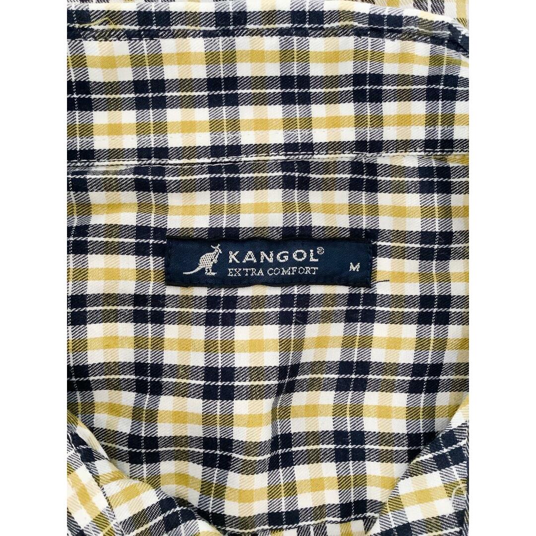 KANGOL(カンゴール)のカンゴール　長袖シャツ　チェック柄　イエロー　Ｍ　K00158 メンズのトップス(シャツ)の商品写真