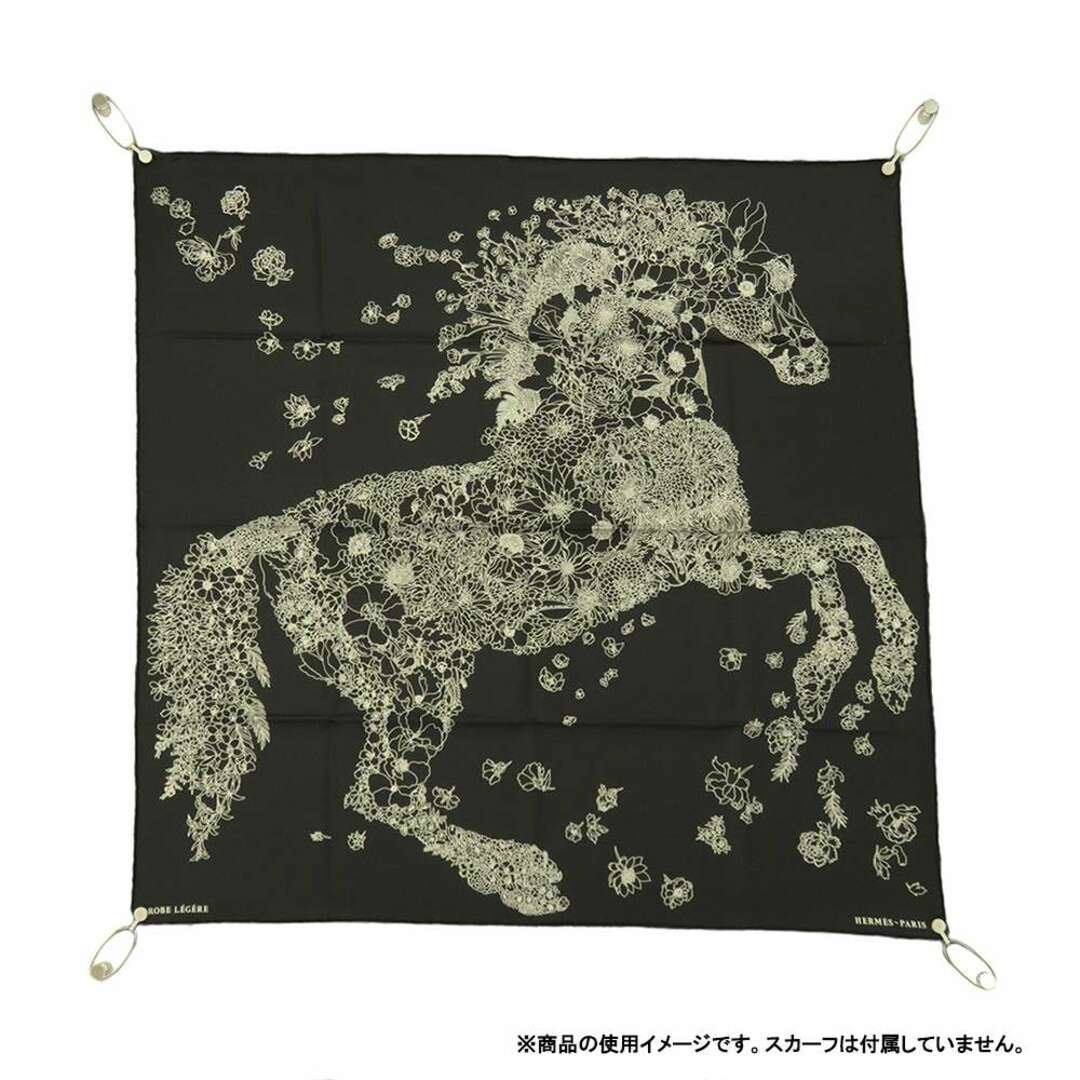 エルメス カレ用 スカーフホルダー スカーフ ハンギングシステム シルバー金具 HERMES