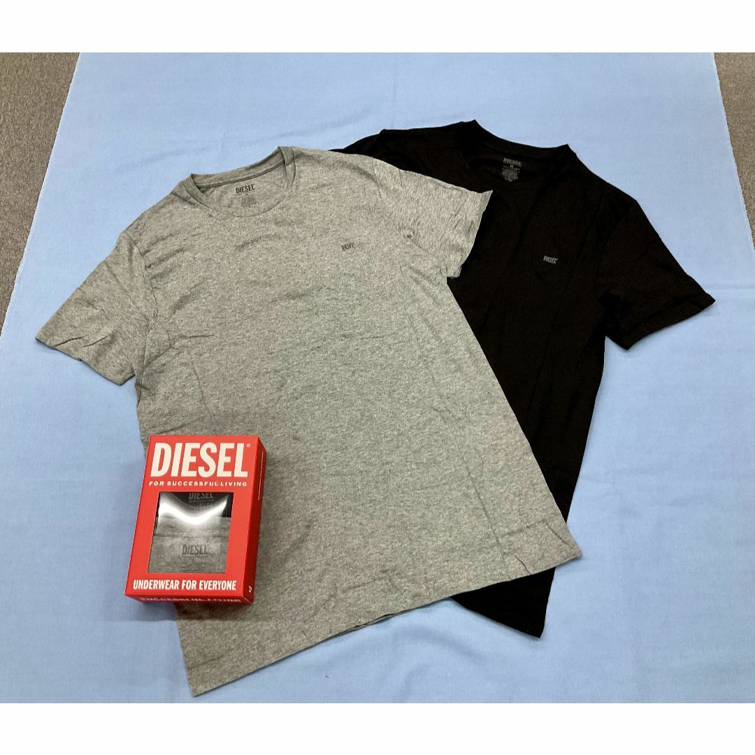 DIESEL(ディーゼル)のディーゼル　Tシャツ 2パックセット 2223　Lサイズ　新品　A05427 メンズのトップス(Tシャツ/カットソー(半袖/袖なし))の商品写真