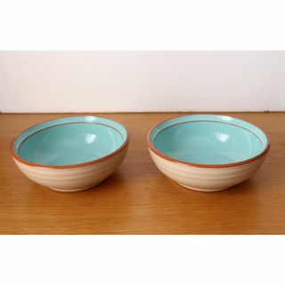 ノリタケ(Noritake)のNoritake STONEWARE ターコイブルーのマルチボール２個セット(食器)