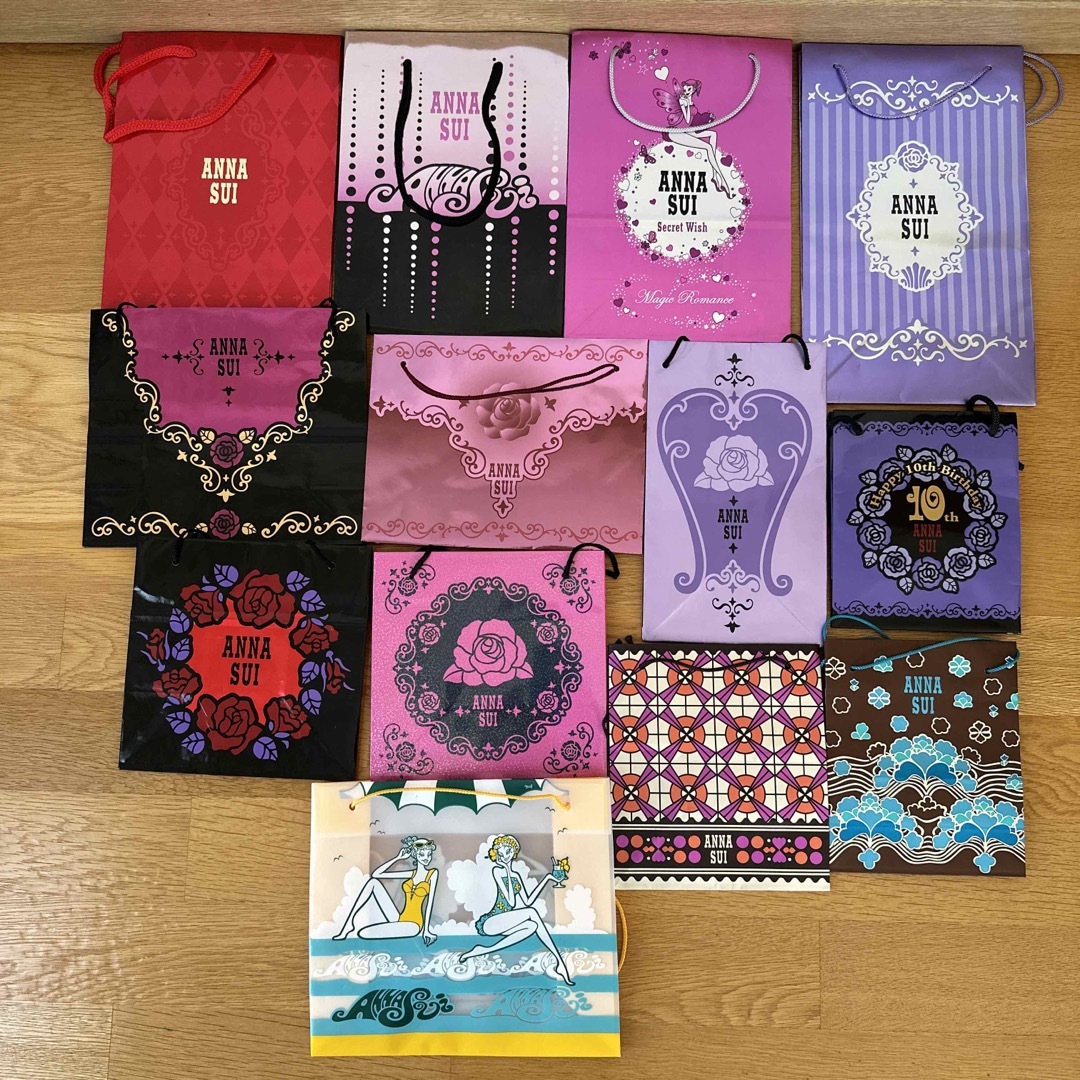 ANNA SUI(アナスイ)のアナスイ  ショップ袋　まとめ売り レディースのバッグ(ショップ袋)の商品写真