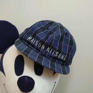 メゾンキツネ(MAISON KITSUNE')のMAISON KITSUNE　メゾンキツネ　チェックキャップ(キャップ)