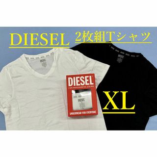 ディーゼル(DIESEL)のディーゼル　Tシャツ 2パックセット 2323　XLサイズ　新品　A05428(Tシャツ/カットソー(半袖/袖なし))