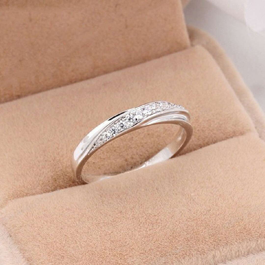 指輪 アクセサリー エンゲージ リング レディース 結婚指輪 ジルコニア レディースのアクセサリー(リング(指輪))の商品写真