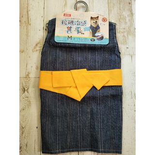 新品 ドッグウェア 甚平 M 接触冷感 マルカン コーギー 犬 服 夏 お祭り(犬)