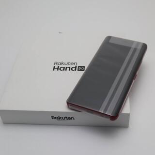 アンドロイド(ANDROID)の新品 SIMフリー Rakuten Hand 5G クリムゾンレッド(スマートフォン本体)