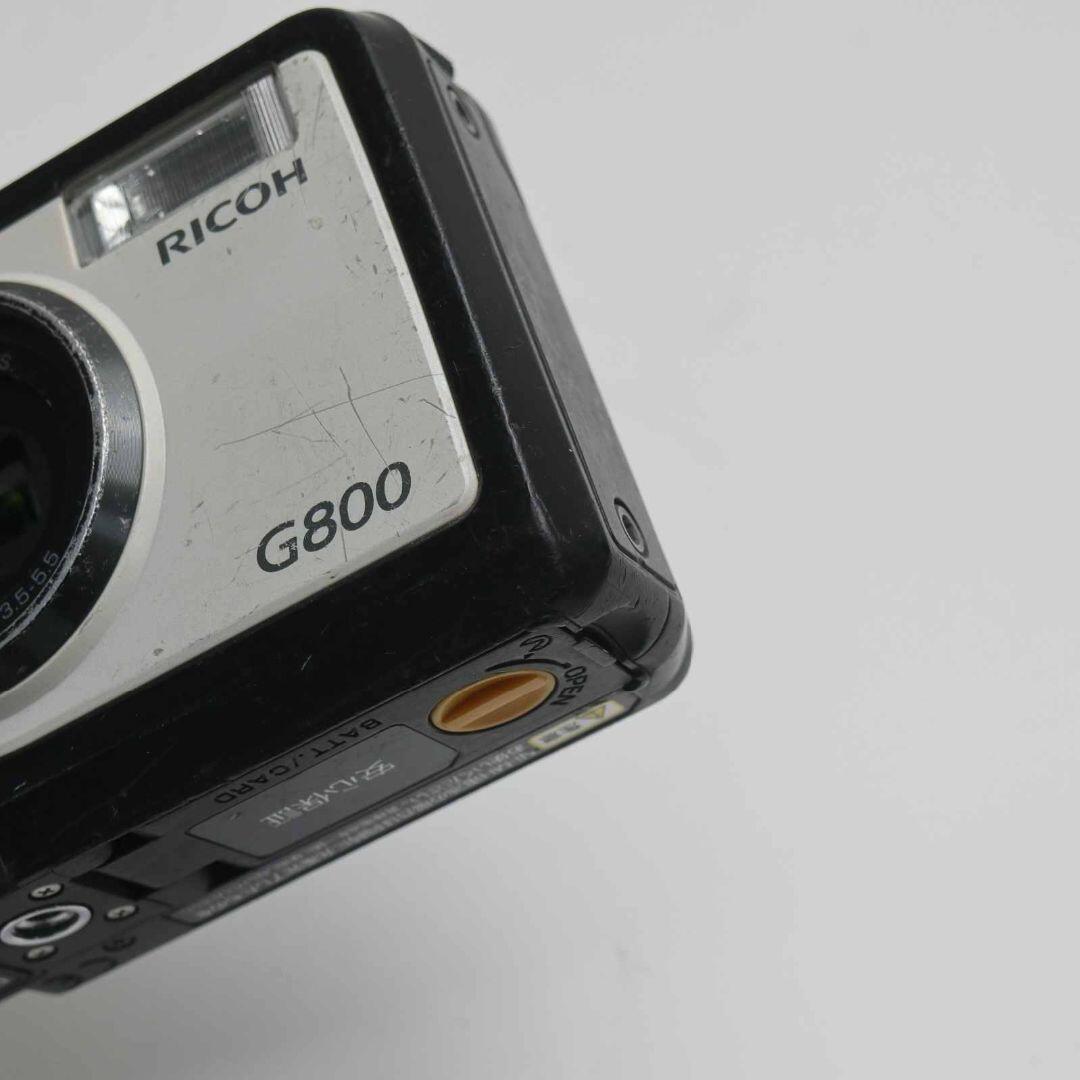 RICOH(リコー)の良品中古 RICOH G800 ブラック ホワイト  スマホ/家電/カメラのカメラ(コンパクトデジタルカメラ)の商品写真