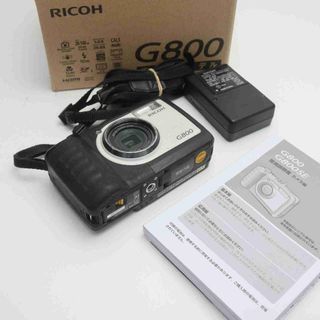 リコー(RICOH)の良品中古 RICOH G800 ブラック ホワイト (コンパクトデジタルカメラ)