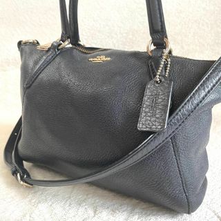 極美品★COACH コーチ F37079 AVA シグネチャー チェーントートバッグ  ロゴ金具・プレート付 レディース ブラウン エレガント◎