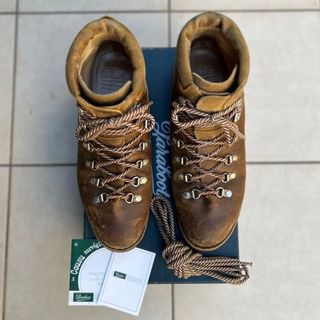 ブーツパラブーツ／Paraboot マウンテンブーツ トレッキングブーツ シューズ 靴 メンズ 男性 男性用スエード スウェード レザー 革 本革 ブラウン 茶  875233 WORIAZ ARIO MIEL-VIEILLI BRONZE ノルヴェージャン製法 クレープソール