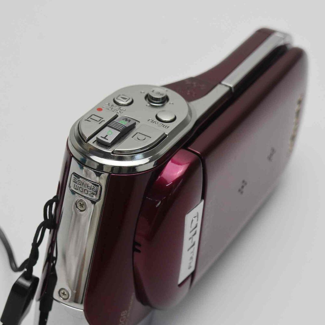 SANYO(サンヨー)の超美品 DMX-CG110 ワインレッド  M777 スマホ/家電/カメラのカメラ(ビデオカメラ)の商品写真